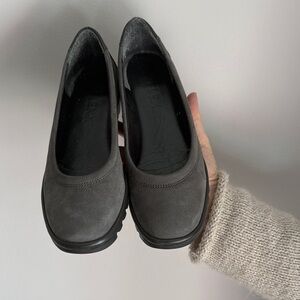 Women's Gray Slip-On Shoes